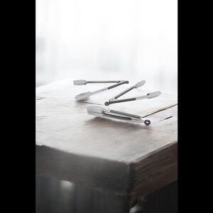 Blue Jean Chef 3-Pack Stainless Steel Tong Set Touch Handles